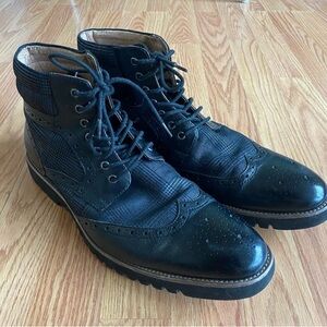 Stacy Adams Wingtip lace up boots